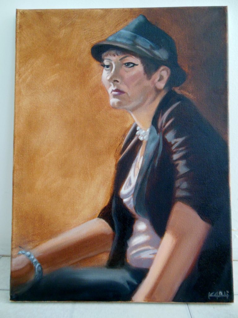 Portrait 1 - Oil paint on canvas